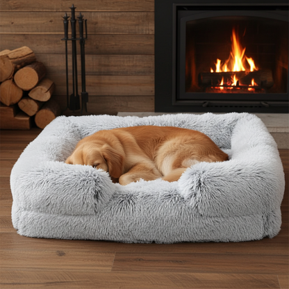 Calming Dog Bed — Anxiety Relief & Deep Sleep Bed for Dogs