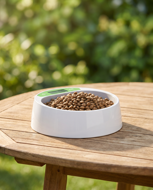 Portion Control Dog Bowl — Weigh & Feed Bowl for Senior & Overweight Dogs