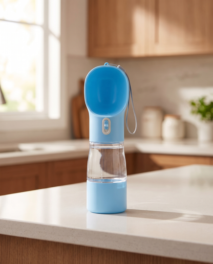 Dog Water Bottle for Walking — Portable Travel Bottle for Senior & Active Dogs
